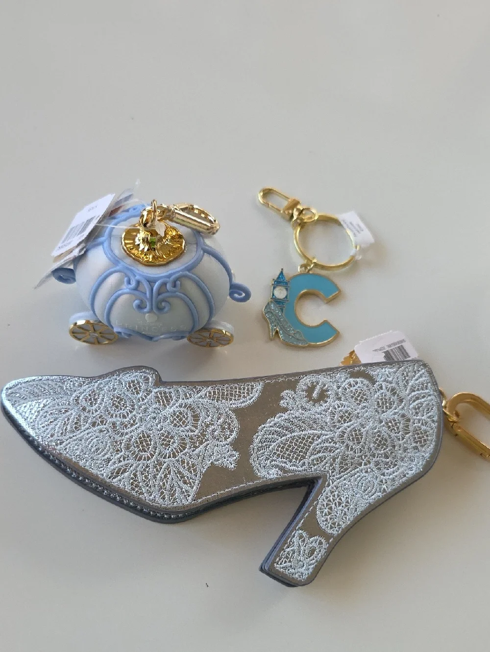 Bath & Body Works Disney CINDERELLA Shoe Pouch And Sanitizer Holder